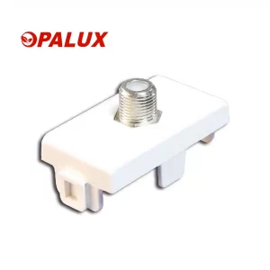 DADO COAXIAL TOMA TV BLANCO