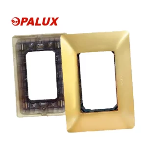 PLACA TRIPLE C/SOPORTE CHAMPAGNE