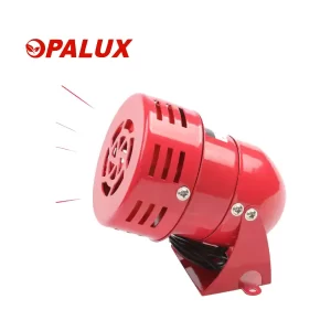 SIRENA DE VIENTO MOTOR 220V ROJO PEQUEÑO