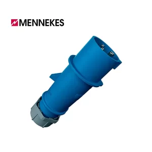 ENCHUFE 2P+T 16A 220V IP44 AZUL